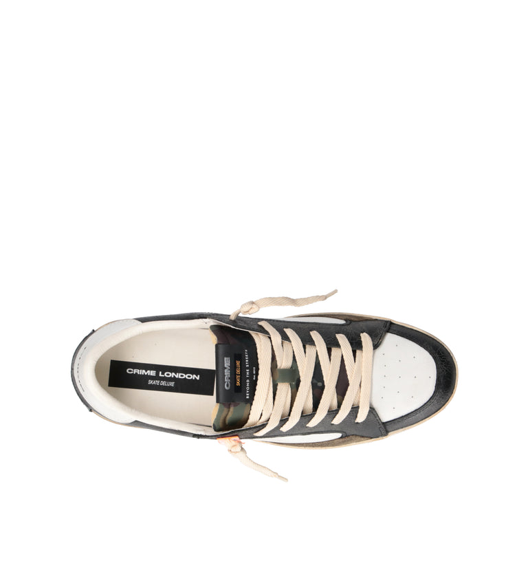 CRIME Sneaker uomo multicolor in pelle