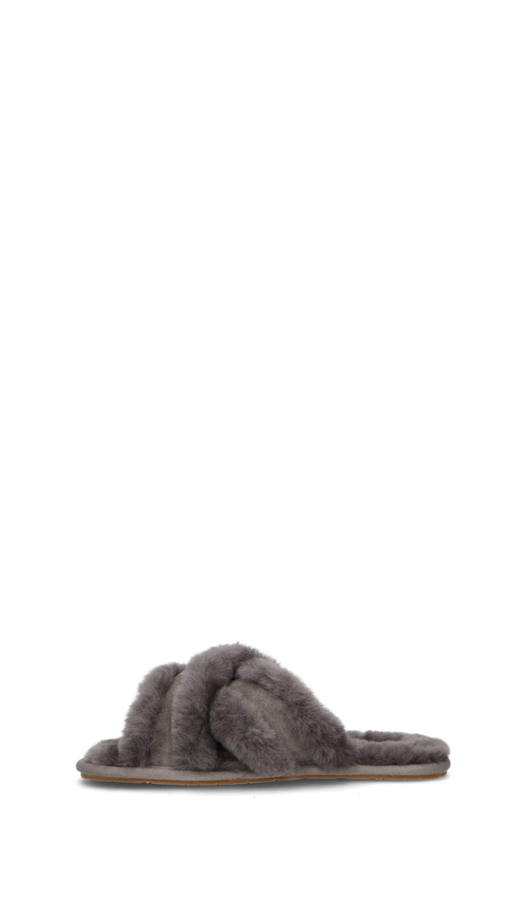 UGG - SCUFFITA Ciabatta donna charcoal in montone