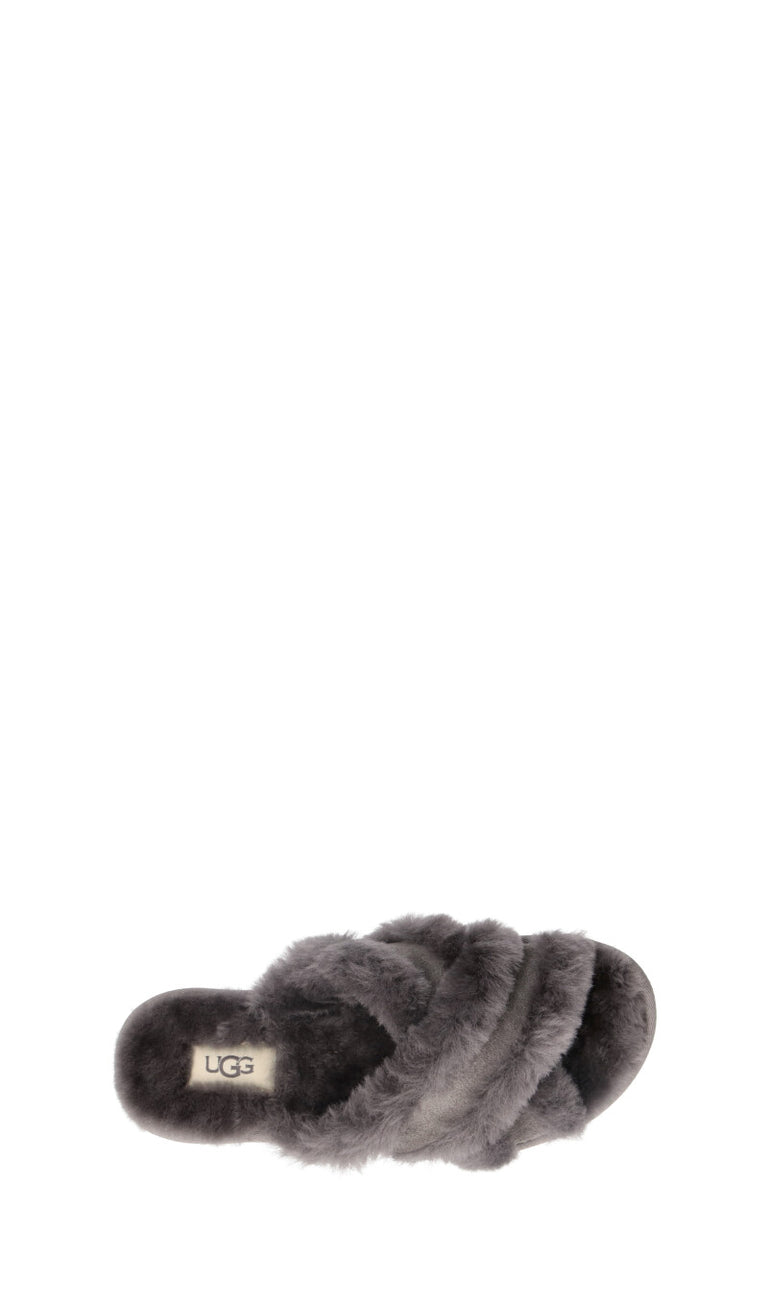 UGG - SCUFFITA Ciabatta donna charcoal in montone