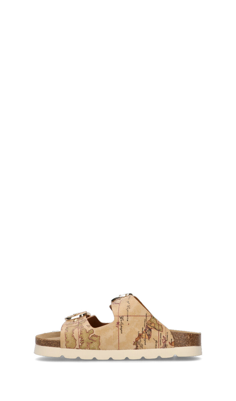 ALVIERO MARTINI Ciabatta donna beige