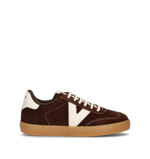 VICTORIA Sneaker donna marrone in suede