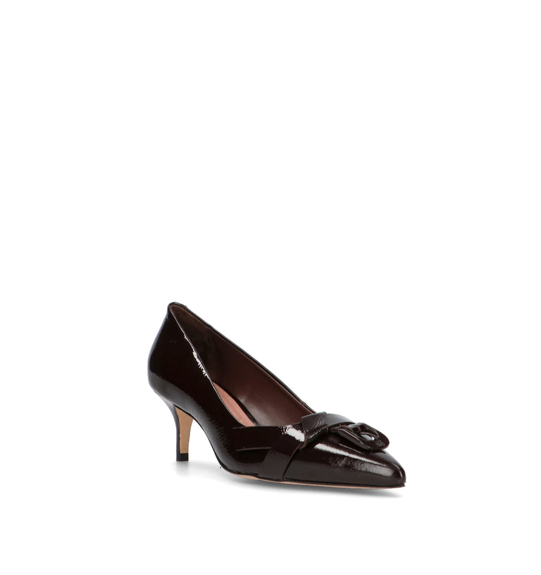 VICENZA Décolleté donna marrone in pelle