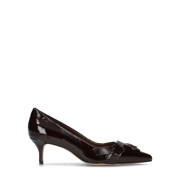 VICENZA Décolleté donna marrone in pelle
