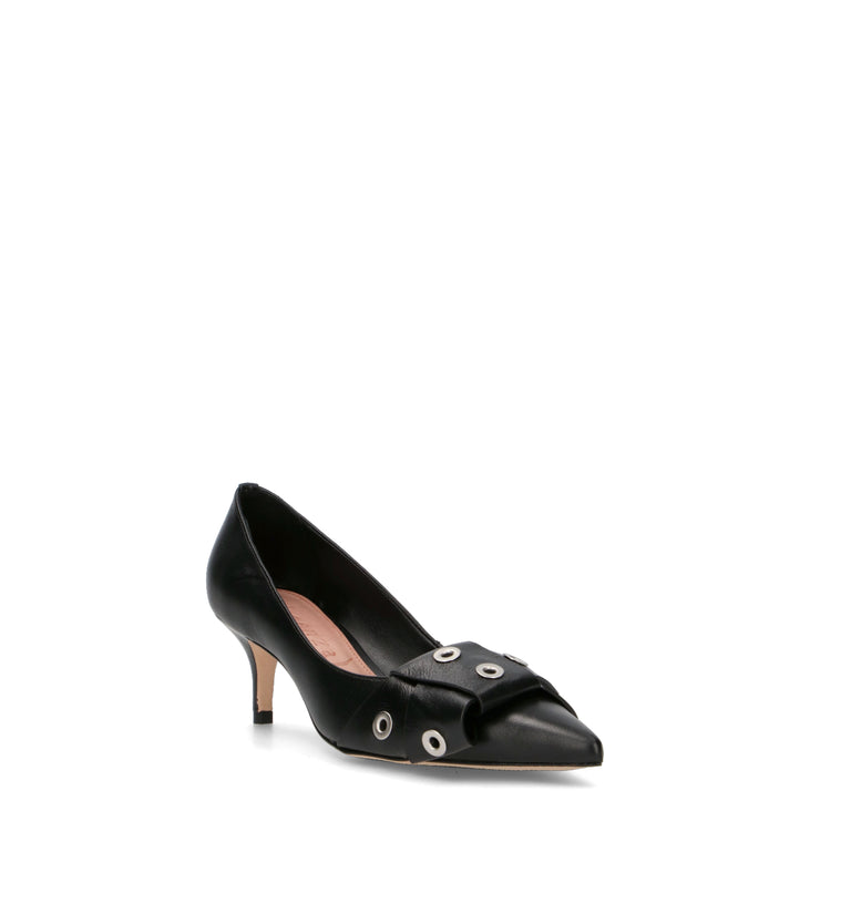 VICENZA Décolleté donna nera in pelle