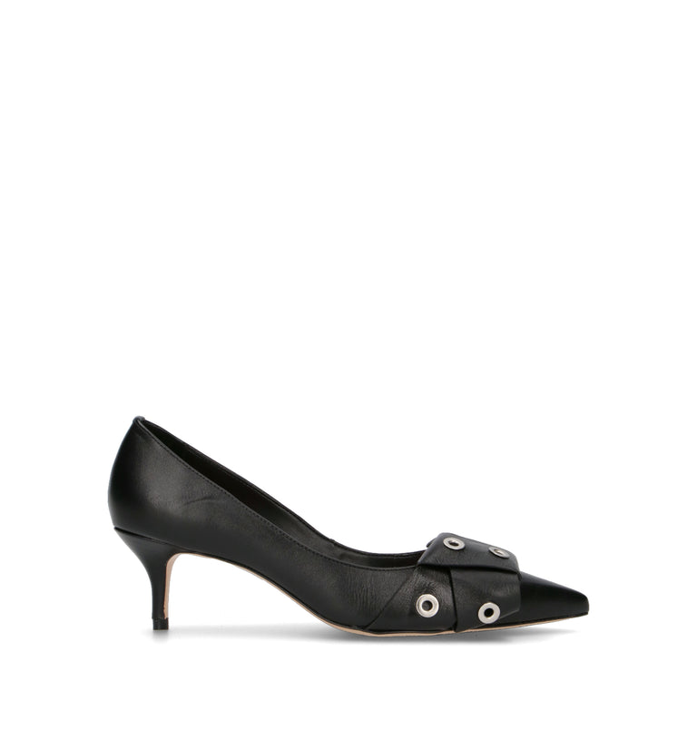 VICENZA Décolleté donna nera in pelle