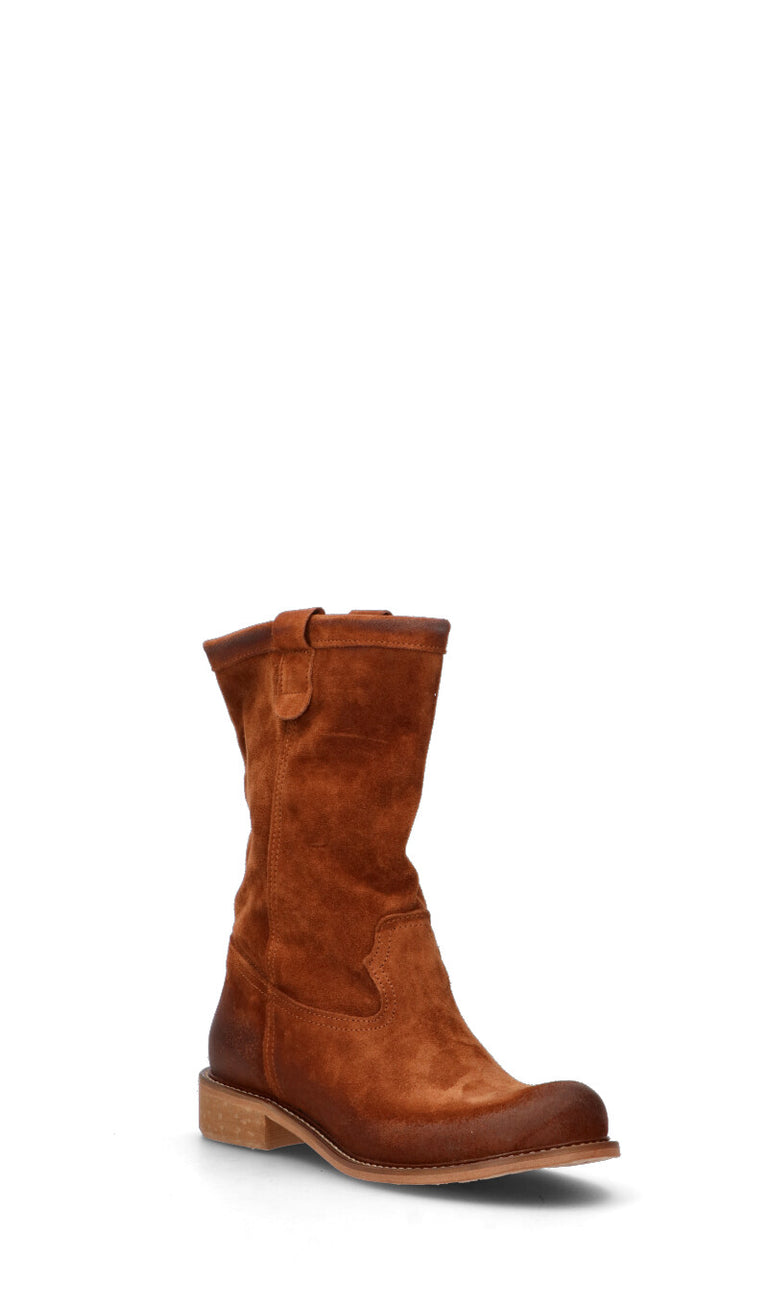 RABARBARO Tronchetto donna marrone in suede