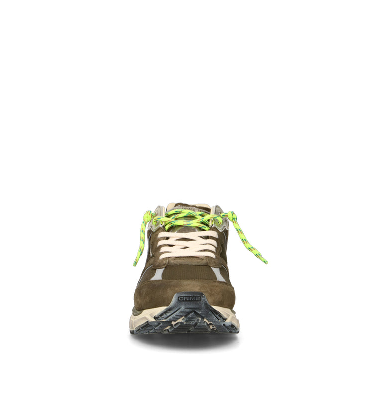 CRIME Sneaker uomo militare