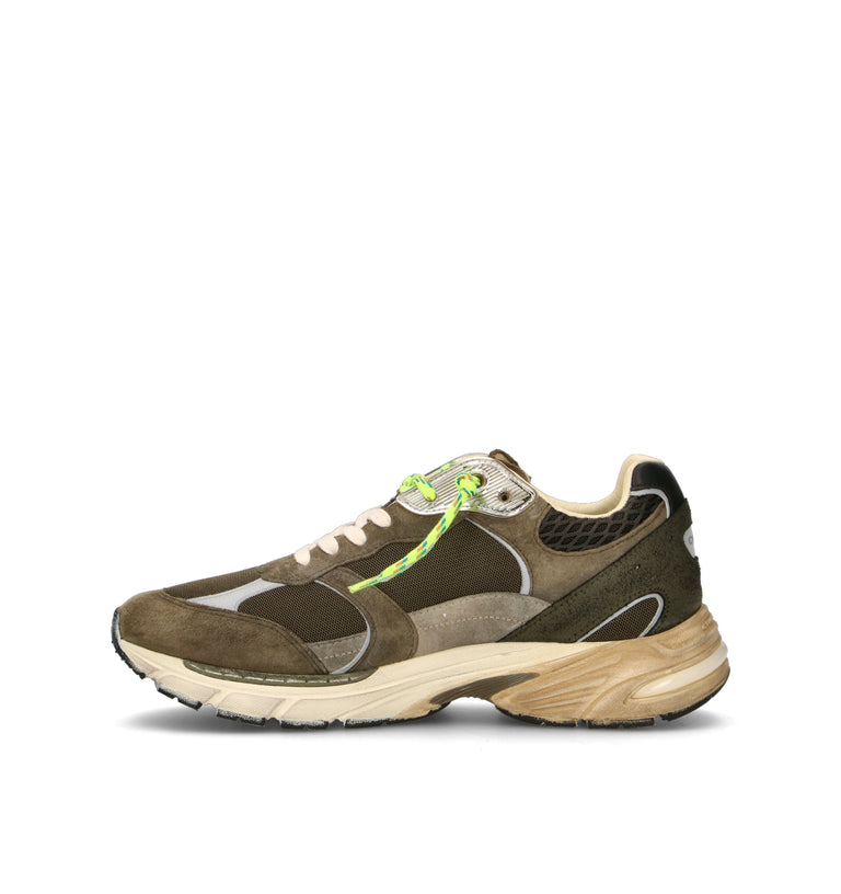 CRIME Sneaker uomo militare