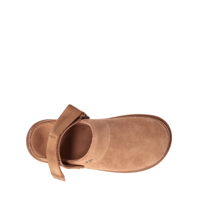 UGG W GOLDENSTAR CLOG Sabot donna chestnut in suede