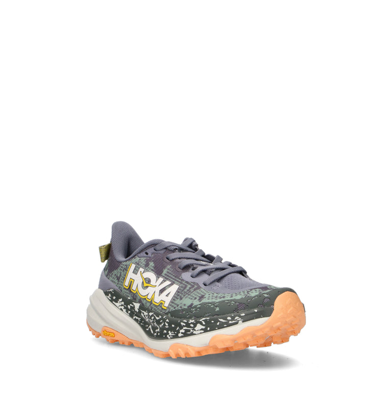 HOKA ONE ONE W SPEEDGOAT 6 Scarpa trail running donna grigia