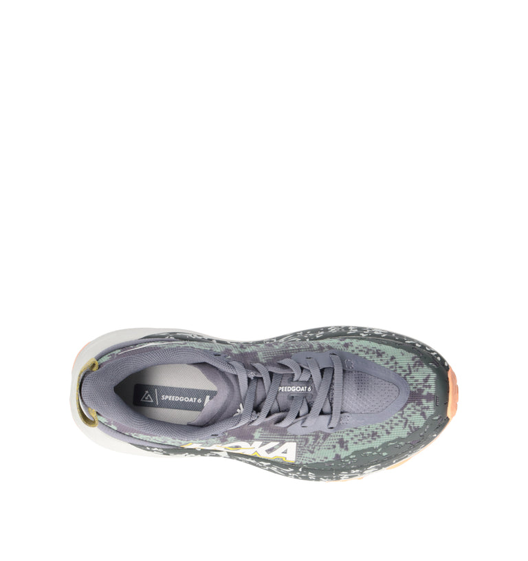 HOKA ONE ONE W SPEEDGOAT 6 Scarpa trail running donna grigia