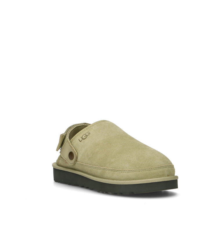 UGG M GOLDENCOAST CLOG II Sabot uomo muted brass/magnolia leaf in suede