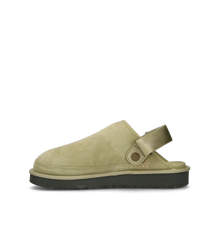 UGG M GOLDENCOAST CLOG II Sabot uomo muted brass/magnolia leaf in suede