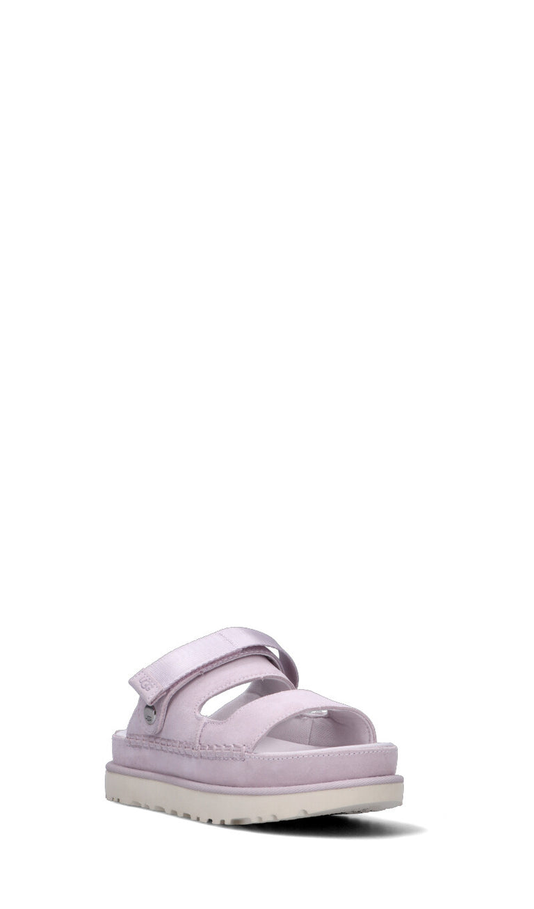 UGG W GOLDENSTAR GLIDE Sandalo donna lilla in suede