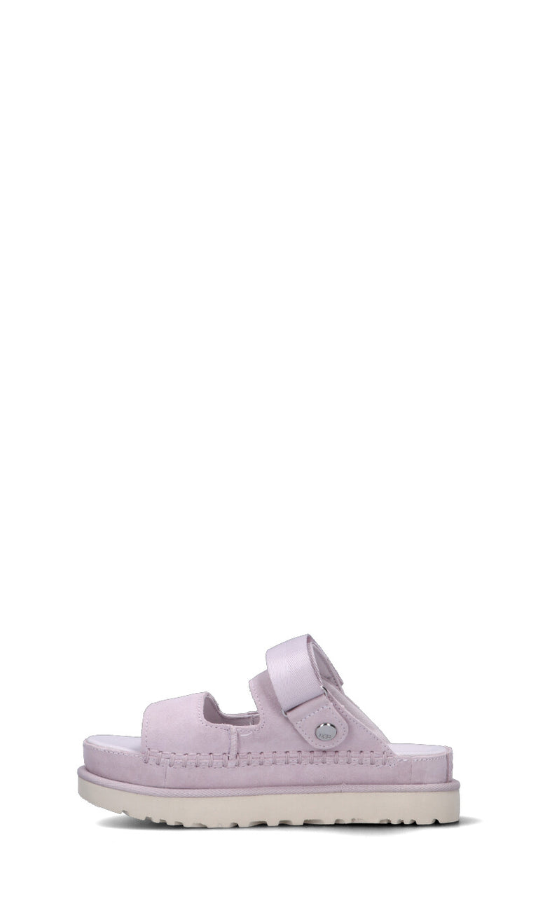 UGG W GOLDENSTAR GLIDE Sandalo donna lilla in suede