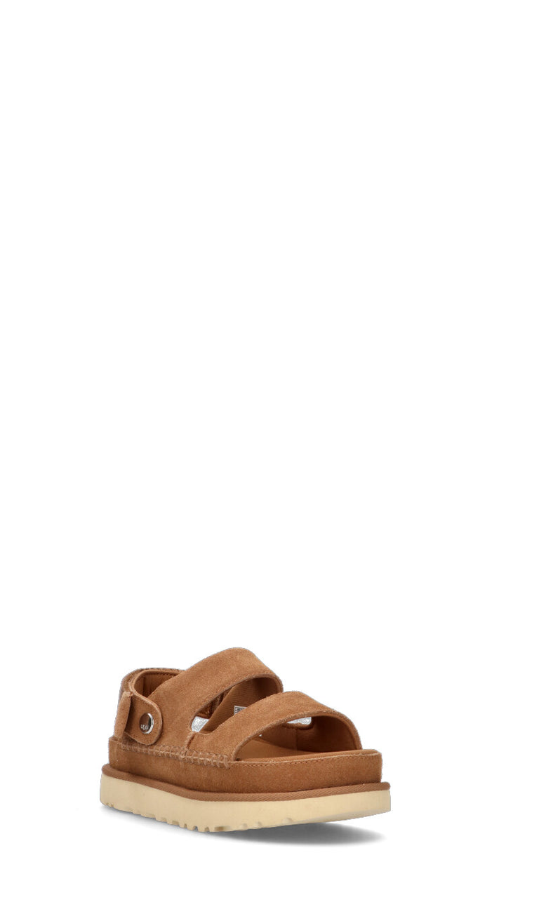 UGG W GOLDENSTAR GLIDE Sandalo donna chestnut in suede