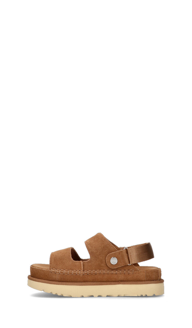 UGG W GOLDENSTAR GLIDE Sandalo donna chestnut in suede