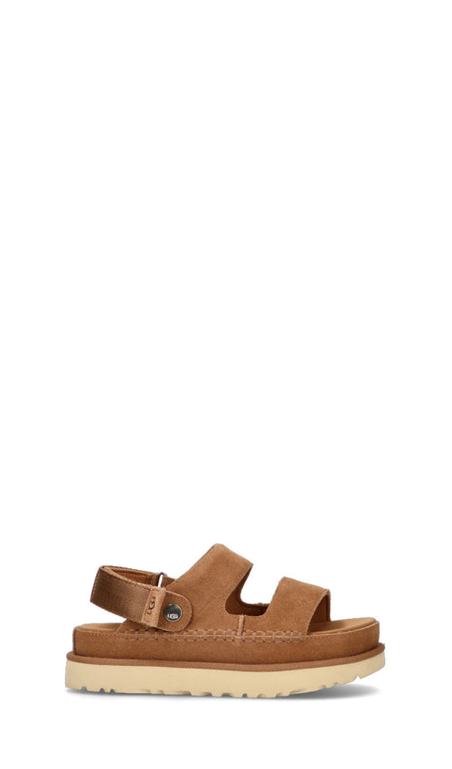 UGG W GOLDENSTAR GLIDE Sandalo donna chestnut in suede