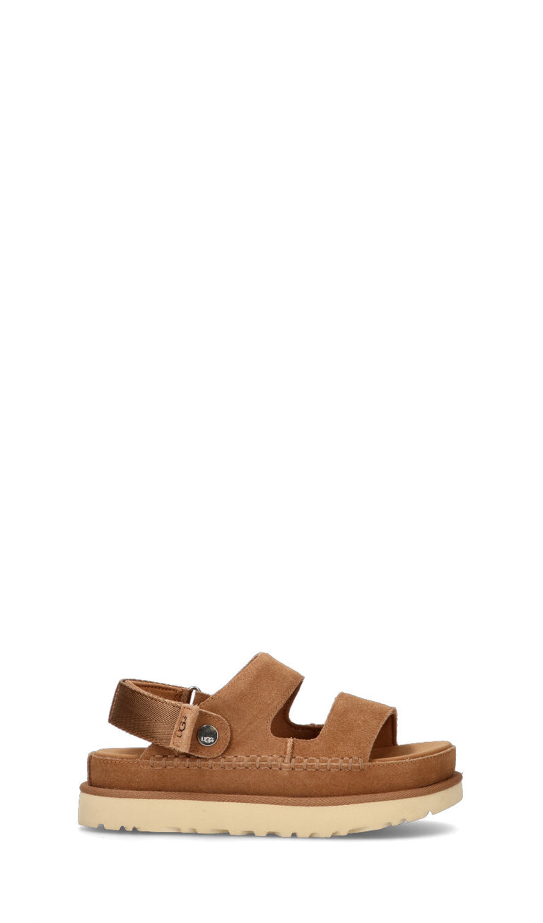 UGG W GOLDENSTAR GLIDE Sandalo donna chestnut in suede