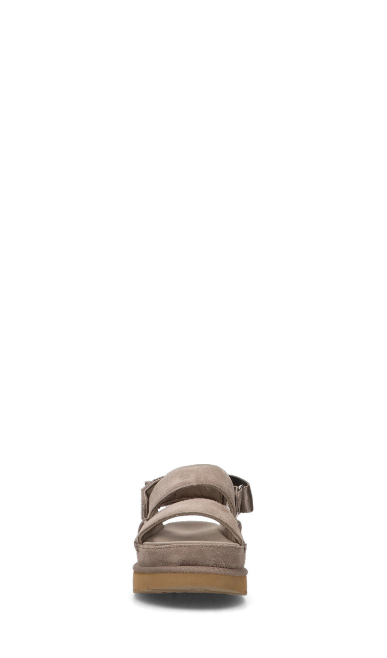 UGG W GOLDENSTAR GLIDE Sandalo donna grigio in suede