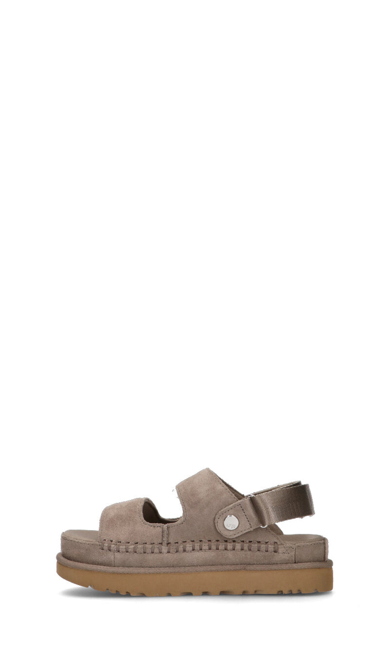 UGG W GOLDENSTAR GLIDE Sandalo donna grigio in suede
