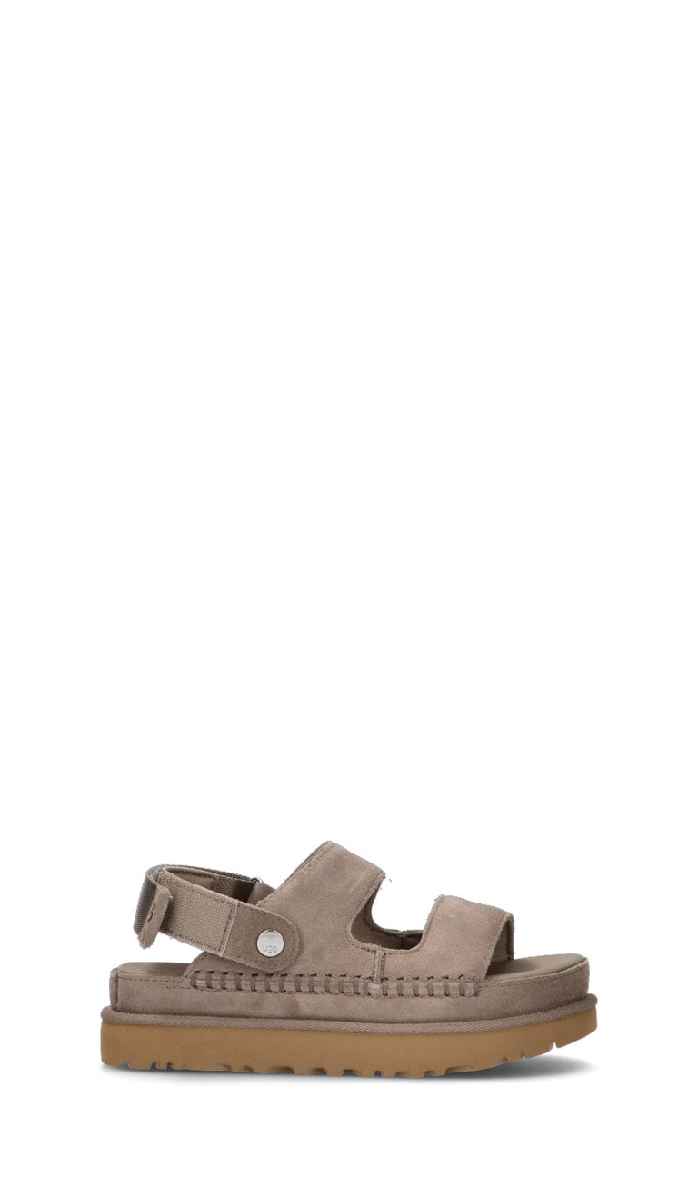 UGG W GOLDENSTAR GLIDE Sandalo donna grigio in suede