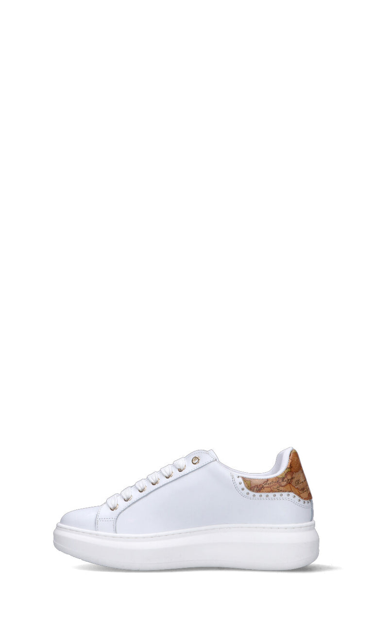 ALVIERO MARTINI Sneaker ragazza bianca in pelle