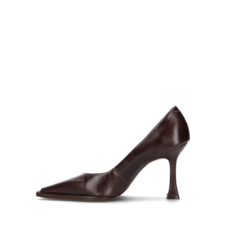 VICENZA Décolleté donna marrone in pelle