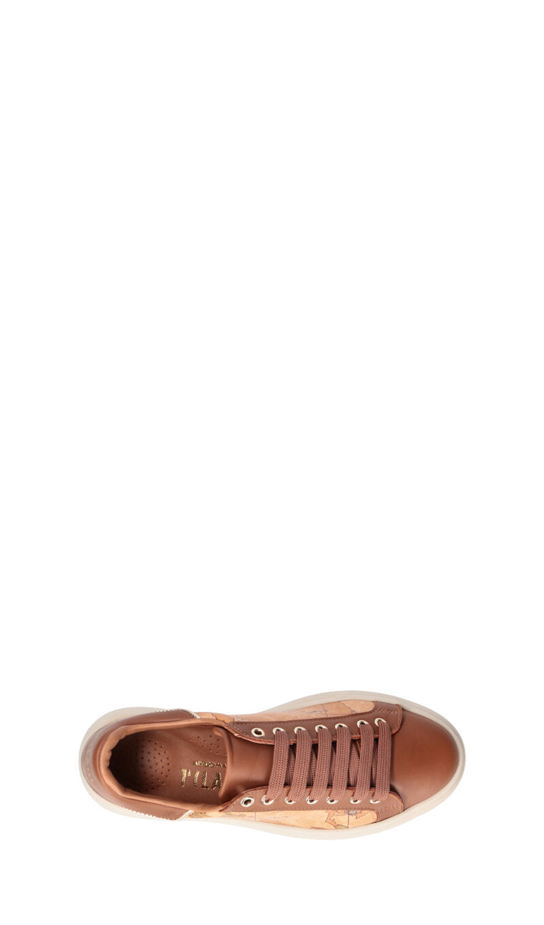 ALVIERO MARTINI Sneaker ragazza marrone in pelle
