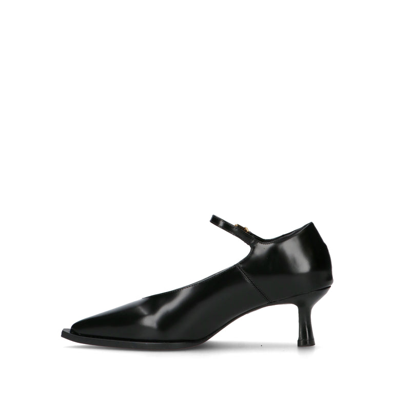 VICENZA Décolleté donna nero in pelle