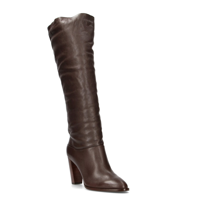 VICENZA Stivale donna marrone in pelle