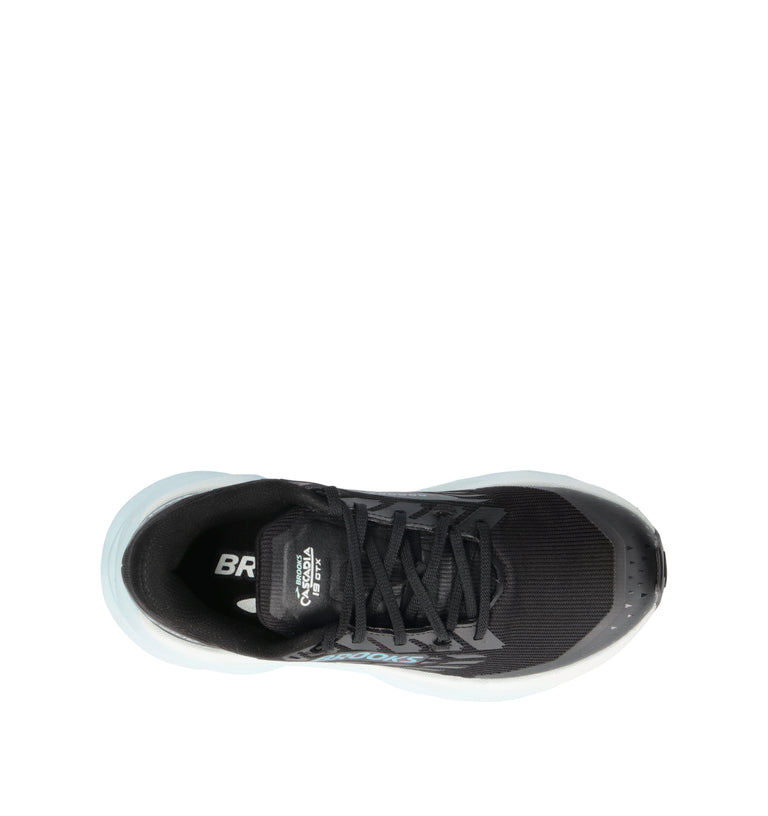 BROOKS CASCADIA 19 GTX Scarpa trail running donna nera in gore-tex