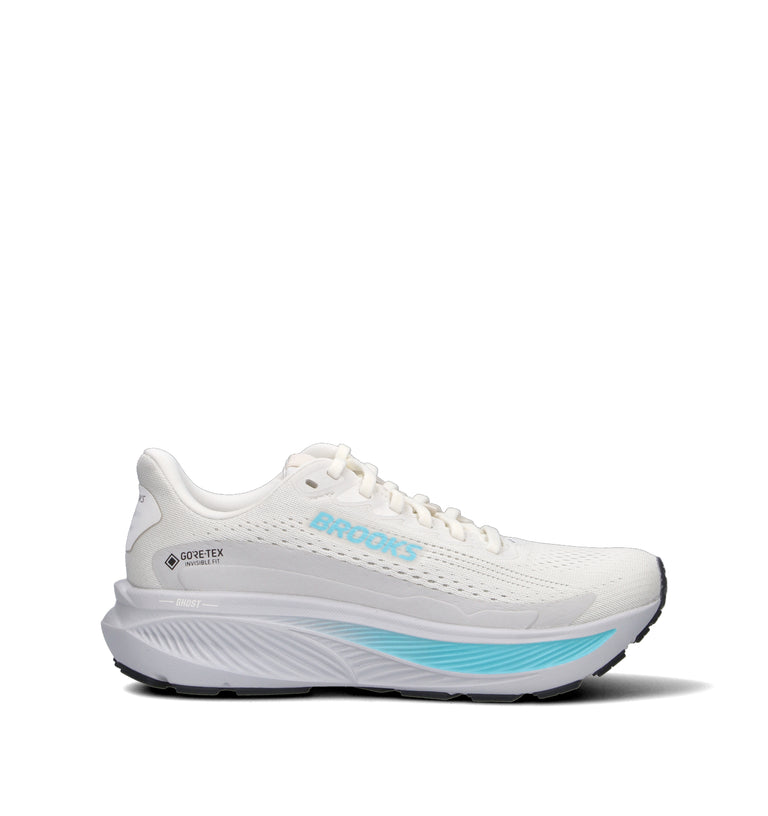 BROOKS GHOST 17 GTX Scarpa running donna bianca in gore-tex