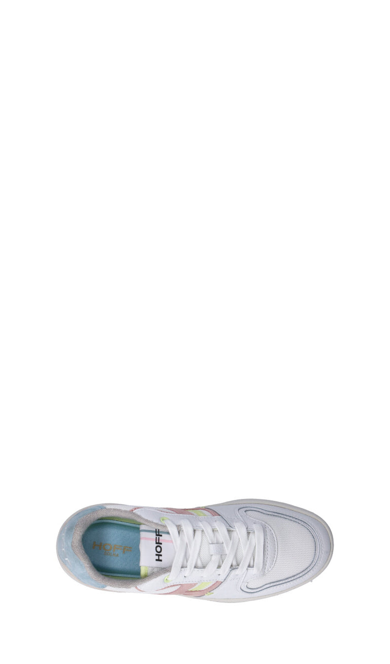 HOFF Sneaker donna bianca/rosa in pelle