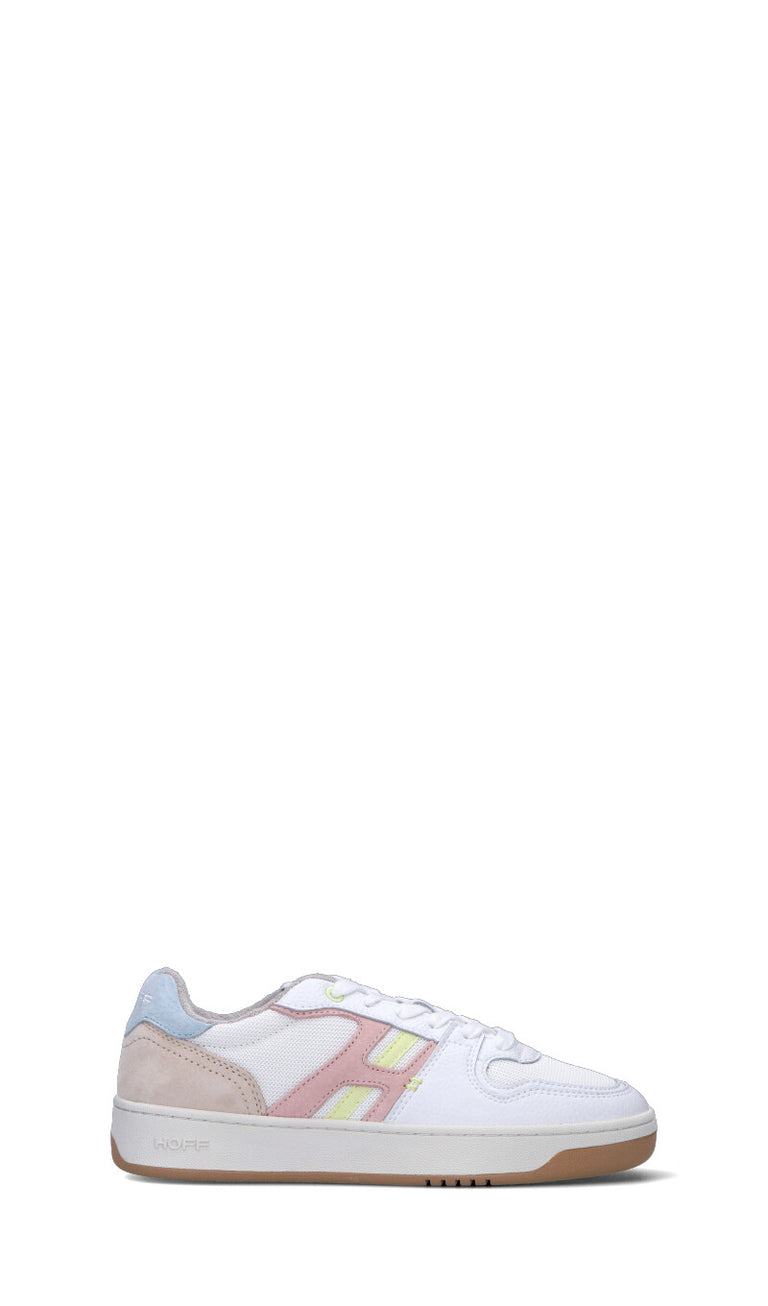 HOFF Sneaker donna bianca/rosa in pelle