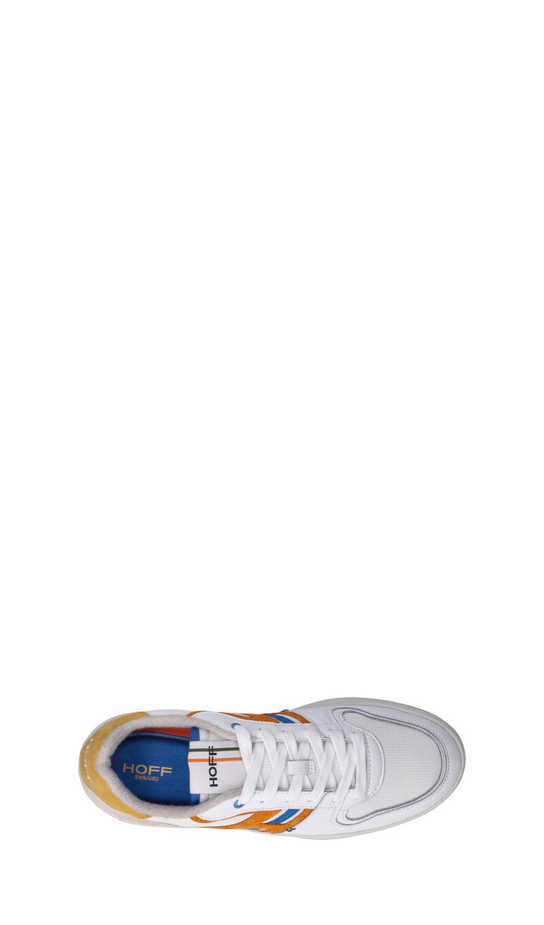 HOFF Sneaker uomo bianca/arancio in pelle