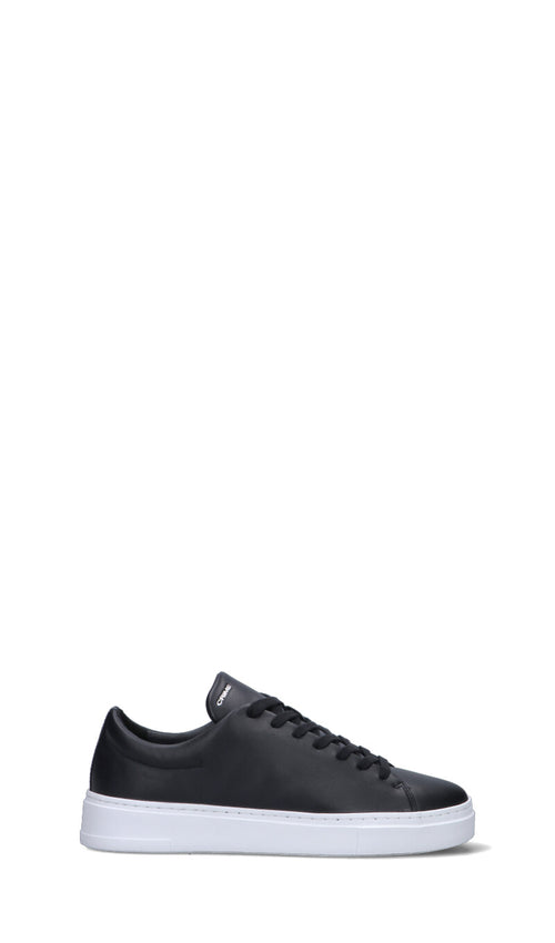 CRIME Sneaker uomo nera in pelle