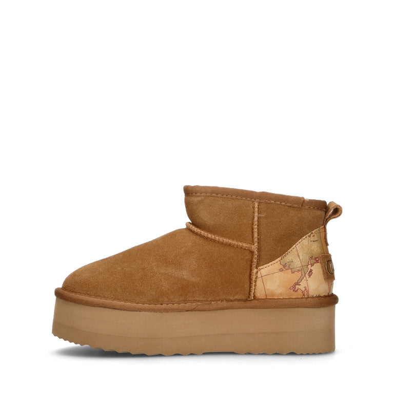 ALVIERO MARTINI Stivaletto pelo donna chestnut