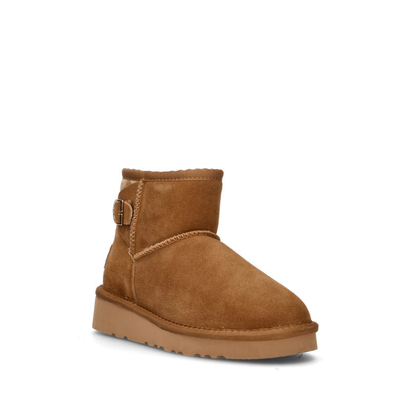 ALVIERO MARTINI Stivaletto pelo donna chestnut
