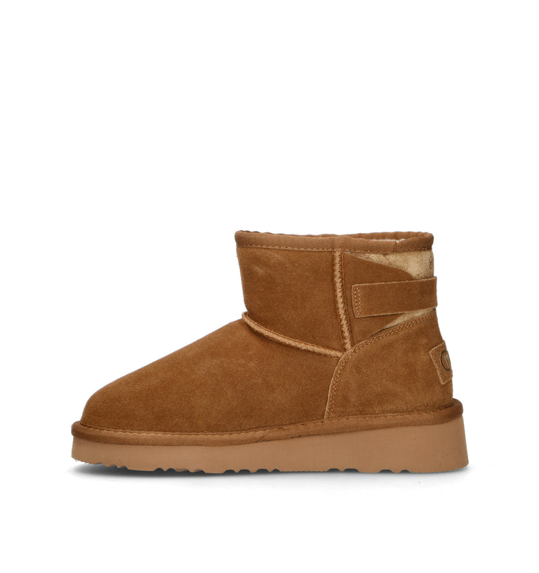 ALVIERO MARTINI Stivaletto pelo donna chestnut