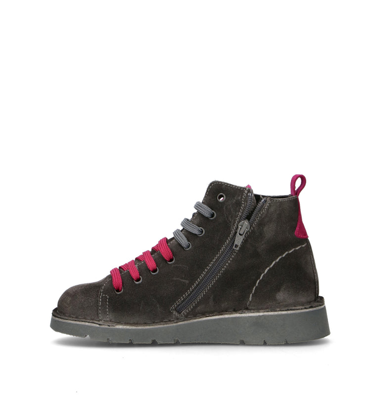 EMIDI' Polacco donna grigia in suede