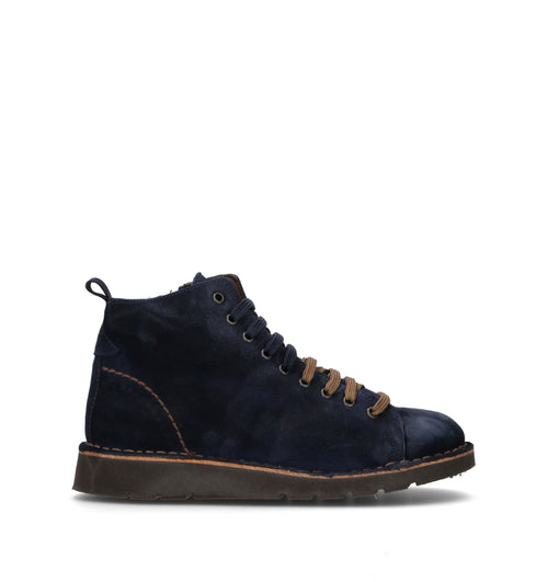 EMIDI' Polacco uomo blu in suede