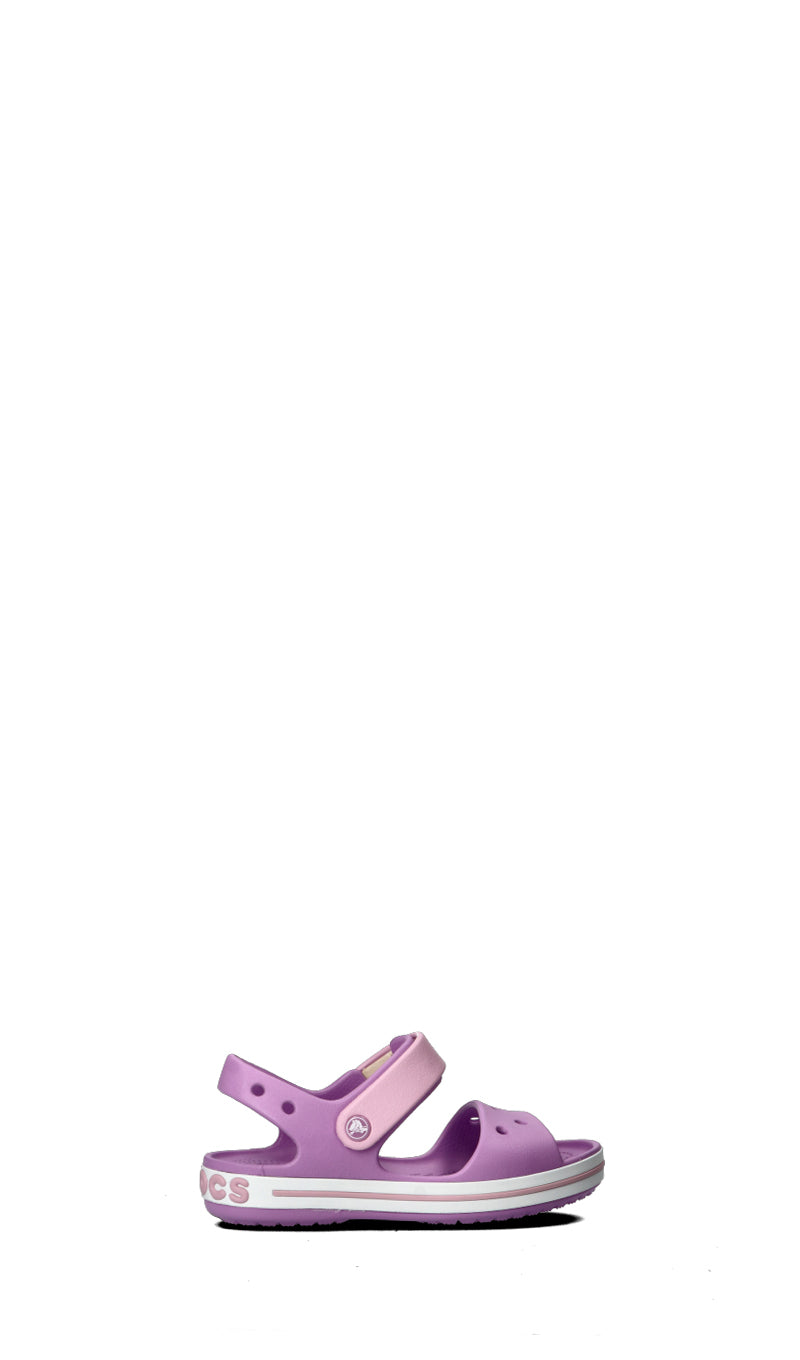 CROCS Sandalo bimba lilla/bianca