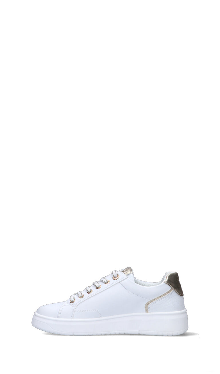 XTI FOOTWEAR Sneaker donna bianca/oro