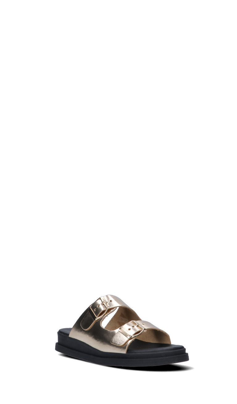 VARIOPINTO Ciabatta donna platino in pelle