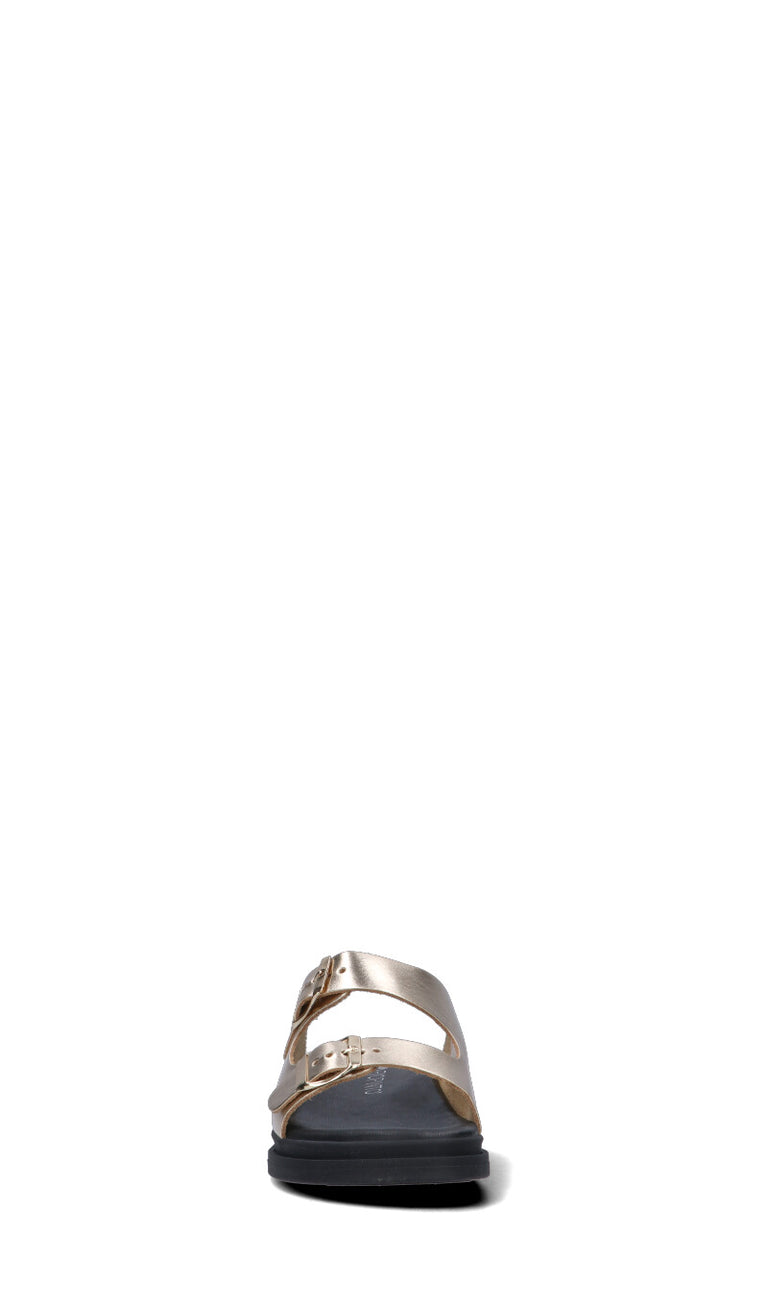 VARIOPINTO Ciabatta donna platino in pelle
