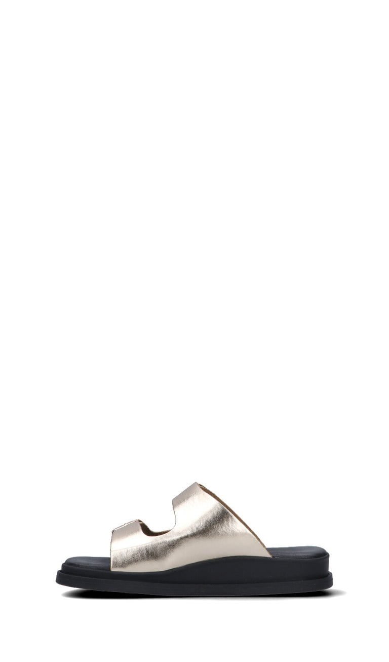 VARIOPINTO Ciabatta donna platino in pelle