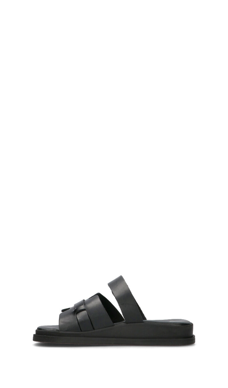 VARIOPINTO Ciabatta donna nera in pelle