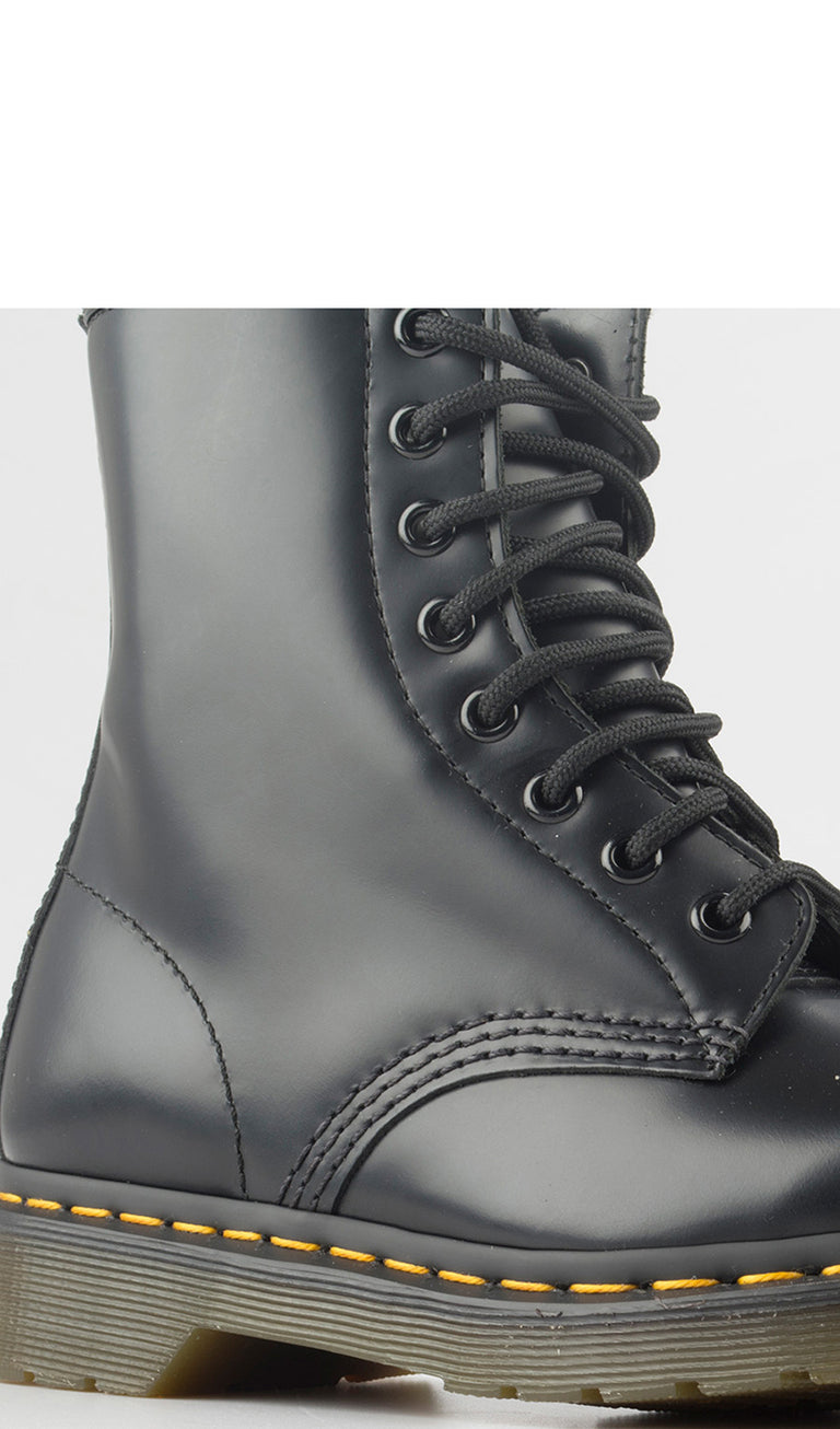 DR. MARTENS Anfibio donna nero in pelle