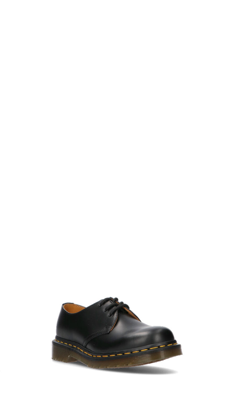 DR. MARTENS Strignata donna nera in pelle